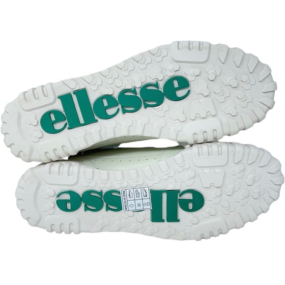 Ellesse Men’s Tanker LO LTHR AF Off White Athletic Sneakers Lace Up Shoes New - Picture 11 of 14